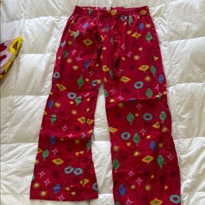 Colorful Kids Pajama Bottoms - Red